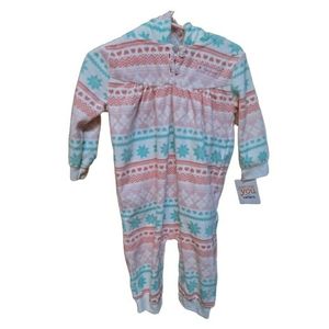 Carters Infant Jumpsuit JustForYou 12M Hooded